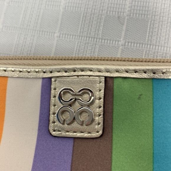 Bonnie Cashin legacy striped Coach wristlet - Picture 6 of 8